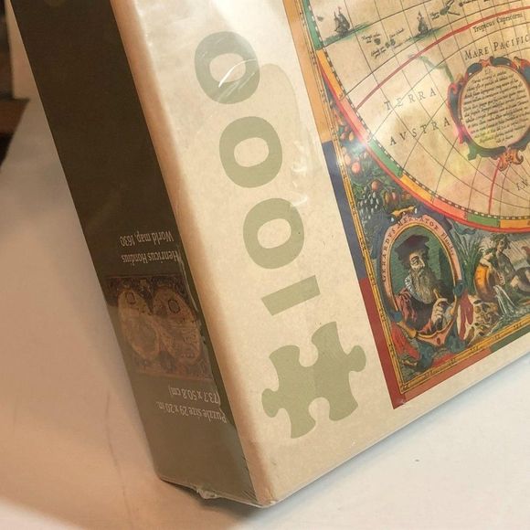 Pomegranate Games Pomegranate Henricus Hondius Antique World Map 00